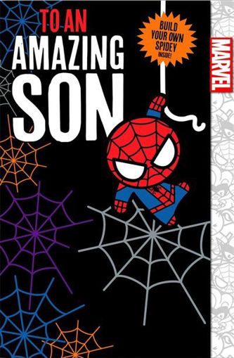 Picture of TO AN AMAZING SON BIRTHDAY SPIDERMAN CARD